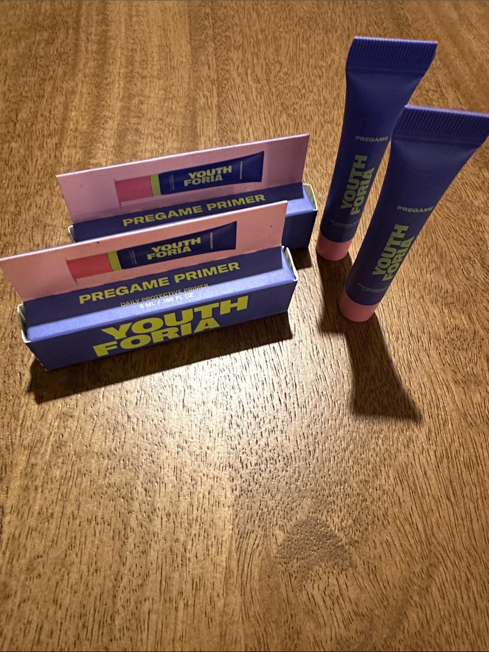 BNIB Youth Foria Pregame Primer Daily Protective Primer 5mL SAMPLE - 2 count